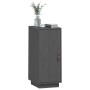 Solid gray pine wood sideboard 34x40x75 cm by vidaXL, Sideboards - Ref: Foro24-820114, Price: 73,50 €, Discount: %