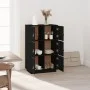 Aparador de madera maciza de pino negro 67x40x108,5 cm de vidaXL, Aparadores - Ref: Foro24-820176, Precio: 151,00 €, Descuent...