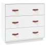 Sideboard aus massivem weißem Kiefernholz, 80 x 40 x 75 cm von vidaXL, Sideboards - Ref: Foro24-820108, Preis: 111,68 €, Raba...