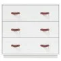Aparador madera maciza de pino blanco 80x40x75 cm de vidaXL, Aparadores - Ref: Foro24-820108, Precio: 110,51 €, Descuento: %