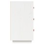 Solid white pine wood sideboard 80x40x75 cm by vidaXL, Sideboards - Ref: Foro24-820108, Price: 111,62 €, Discount: %