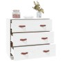 Sideboard aus massivem weißem Kiefernholz, 80 x 40 x 75 cm von vidaXL, Sideboards - Ref: Foro24-820108, Preis: 111,68 €, Raba...