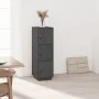 Tall sideboard in solid gray pine wood 34x40x108.5 cm by vidaXL, Sideboards - Ref: Foro24-820169, Price: 96,35 €, Discount: %