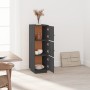 Tall sideboard in solid gray pine wood 34x40x108.5 cm by vidaXL, Sideboards - Ref: Foro24-820169, Price: 97,56 €, Discount: %