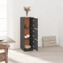 Tall sideboard in solid gray pine wood 34x40x108.5 cm by vidaXL, Sideboards - Ref: Foro24-820169, Price: 96,35 €, Discount: %