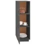 Tall sideboard in solid gray pine wood 34x40x108.5 cm by vidaXL, Sideboards - Ref: Foro24-820169, Price: 96,35 €, Discount: %