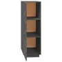 Tall sideboard in solid gray pine wood 34x40x108.5 cm by vidaXL, Sideboards - Ref: Foro24-820169, Price: 96,35 €, Discount: %