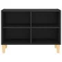 TV-Ständer mit Massivholzbeinen schwarz 69,5x30x50 cm von vidaXL, TV-Möbel - Ref: Foro24-805924, Preis: 42,93 €, Rabatt: %