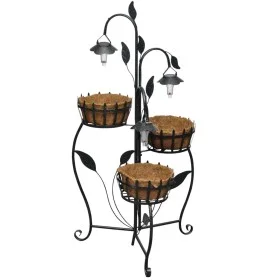 Pflanzkorb mit LED-Lichtern von vidaXL, Töpfe und Pflanzgefäße - Ref: Foro24-40543, Preis: 85,23 €, Rabatt: %