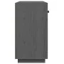 Aparador de madera maciza de pino gris 100x40x75 cm de vidaXL, Aparadores - Ref: Foro24-820149, Precio: 171,57 €, Descuento: %