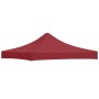 Techo de carpa para celebraciones burdeos 3x3 m 270 g/m²