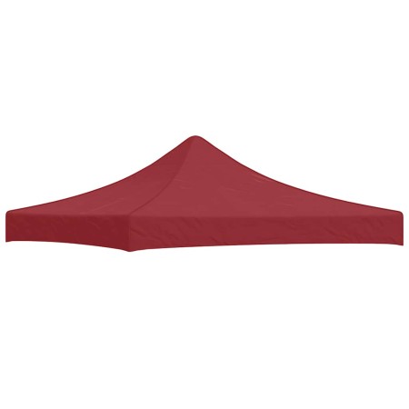 Techo de carpa para celebraciones burdeos 3x3 m 270 g/m²