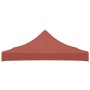 Techo de carpa para celebraciones terracota 3x3 m 270 g/m²