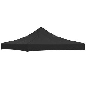 Techo de carpa para celebraciones negro 3x3 m 270 g/m²
