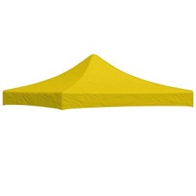Techo de carpa para celebraciones amarillo 3x3 m 270 g/m²