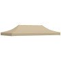 Techo de carpa para celebraciones beige 6x3 m 270 g/m²
