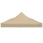 Techo de carpa para celebraciones beige 6x3 m 270 g/m²