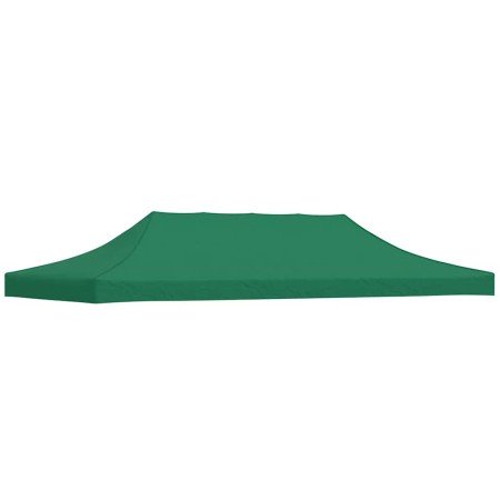 Techo de carpa para celebraciones verde 6x3 m 270 g/m²