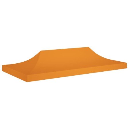 Techo de carpa para celebraciones naranja 6x3 m 270 g/m²