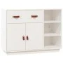 Weißes Sideboard aus massivem Kiefernholz 98,5x40x75 cm von vidaXL, Sideboards - Ref: Foro24-820138, Preis: 121,44 €, Rabatt: %