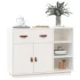 Weißes Sideboard aus massivem Kiefernholz 98,5x40x75 cm von vidaXL, Sideboards - Ref: Foro24-820138, Preis: 121,44 €, Rabatt: %