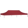 Techo de carpa para celebraciones burdeos 6x3 m 270 g/m²