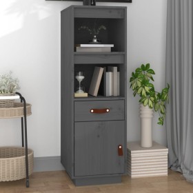 Hohes Sideboard aus massivem grauem Kiefernholz, 34 x 40 x 108,5 cm von vidaXL, Sideboards - Ref: Foro24-820154, Preis: 96,35...