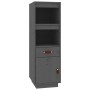 Tall sideboard in solid gray pine wood 34x40x108.5 cm by vidaXL, Sideboards - Ref: Foro24-820154, Price: 96,28 €, Discount: %