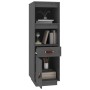 Tall sideboard in solid gray pine wood 34x40x108.5 cm by vidaXL, Sideboards - Ref: Foro24-820154, Price: 96,28 €, Discount: %
