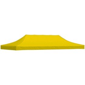 Techo de carpa para celebraciones amarillo 6x3 m 270 g/m²