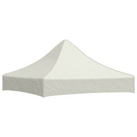 Techo de carpa para celebraciones crema 2x2 m 270 g/m²