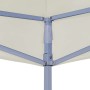 Techo de carpa para celebraciones crema 2x2 m 270 g/m²