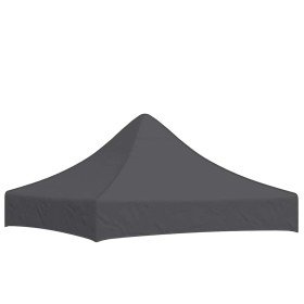 Techo de carpa para celebraciones gris antracita 2x2 m 270 g/m²