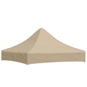 Techo de carpa para celebraciones beige 2x2 m 270 g/m²