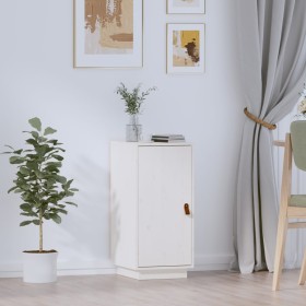 Sideboard aus massivem weißem Kiefernholz, 34 x 40 x 75 cm von vidaXL, Sideboards - Ref: Foro24-820113, Preis: 76,04 €, Rabat...