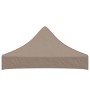 Techo de carpa para celebraciones gris taupé 2x2 m 270 g/m²