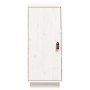 Aparador de madera maciza de pino blanco 34x40x75 cm de vidaXL, Aparadores - Ref: Foro24-820113, Precio: 75,96 €, Descuento: %