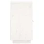 Aparador de madera maciza de pino blanco 34x40x75 cm de vidaXL, Aparadores - Ref: Foro24-820113, Precio: 74,49 €, Descuento: %