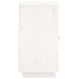 Solid white pine wood sideboard 34x40x75 cm by vidaXL, Sideboards - Ref: Foro24-820113, Price: 75,96 €, Discount: %