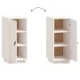 Sideboard aus massivem weißem Kiefernholz, 34 x 40 x 75 cm von vidaXL, Sideboards - Ref: Foro24-820113, Preis: 60,48 €, Rabat...