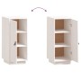 Solid white pine wood sideboard 34x40x75 cm by vidaXL, Sideboards - Ref: Foro24-820113, Price: 75,96 €, Discount: %
