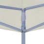 Techo de carpa para celebraciones color crema 4x3 m 270 g/m²