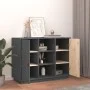 Solid gray pine wood sideboard 100x40x75 cm by vidaXL, Sideboards - Ref: Foro24-820134, Price: 155,45 €, Discount: %