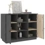 Solid gray pine wood sideboard 100x40x75 cm by vidaXL, Sideboards - Ref: Foro24-820134, Price: 155,45 €, Discount: %