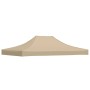 Techo de carpa para celebraciones beige 4x3 m 270 g/m²