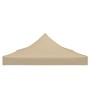 Techo de carpa para celebraciones beige 4x3 m 270 g/m²