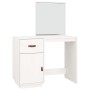 Solid pine wood white dressing table 95x50x134 cm by vidaXL, Bedroom Dressers - Ref: Foro24-820088, Price: 124,24 €, Discount: %