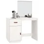 Weißer Frisiertisch aus massivem Kiefernholz 95x50x134 cm von vidaXL, Schlafzimmerkommoden - Ref: Foro24-820088, Preis: 122,9...