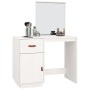 Weißer Frisiertisch aus massivem Kiefernholz 95x50x134 cm von vidaXL, Schlafzimmerkommoden - Ref: Foro24-820088, Preis: 124,2...