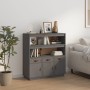 Hohes Sideboard aus massivem grauem Kiefernholz, 100 x 40 x 108,5 cm von vidaXL, Sideboards - Ref: Foro24-820164, Preis: 193,...